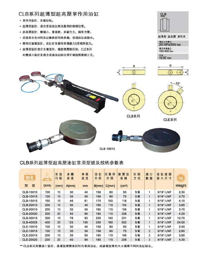 臺灣優(yōu)偉油缸 超高壓油缸